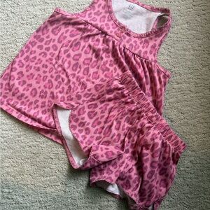 GAP Kids Pink Leopard Pajama Set